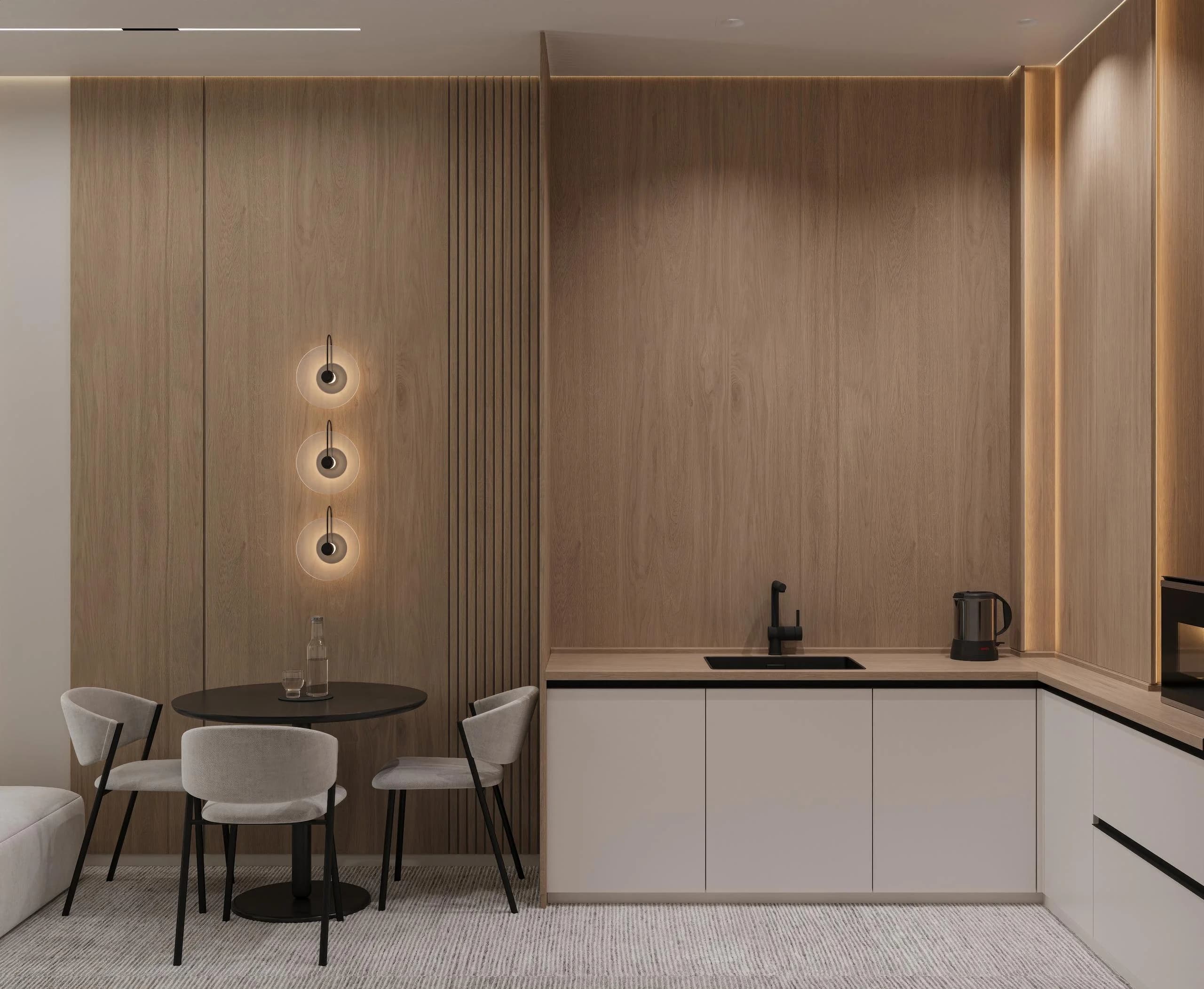 Equipped Kitchen Area